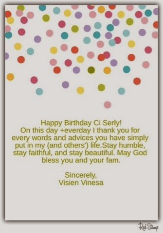 serly bday card